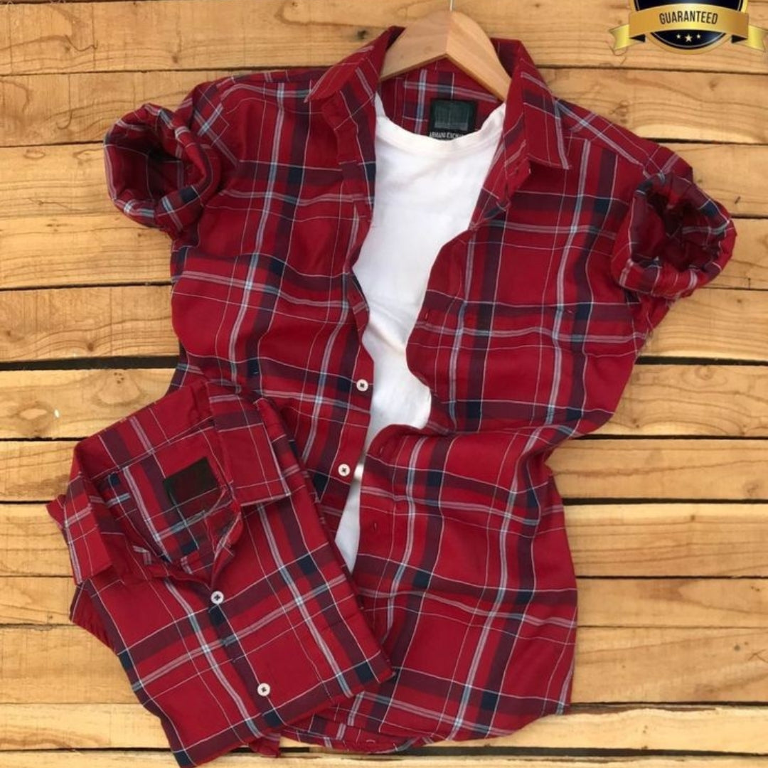 Men's Check Shirt High Quality Combo Pack of 2