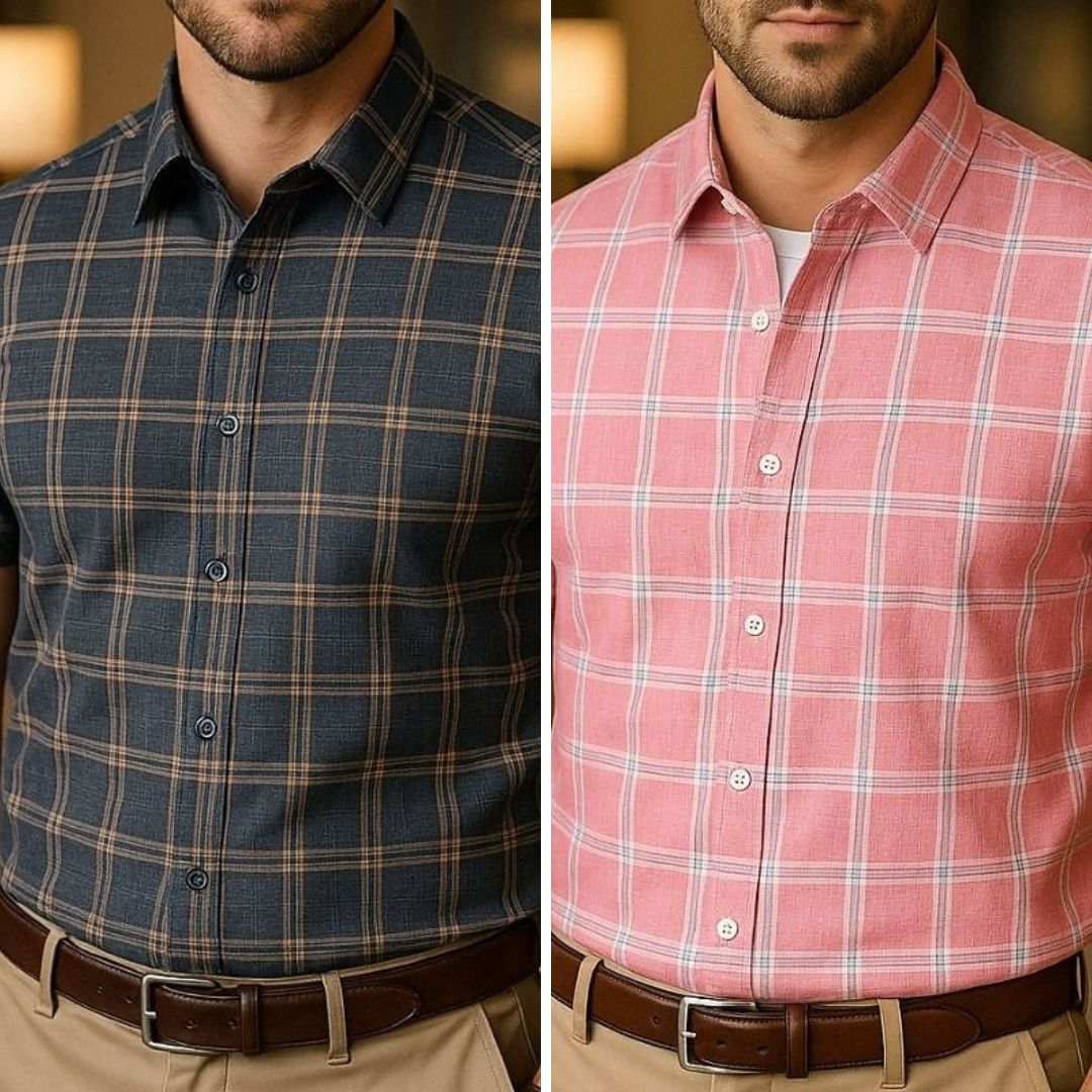 Men's Premium Shirt High Quality Combo Pack of 2