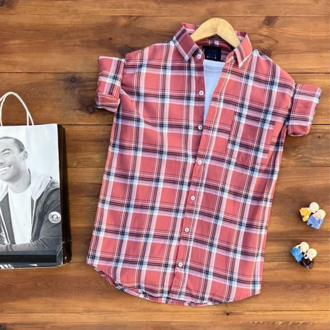 Men's Check Shirt High Quality Combo Pack of 2