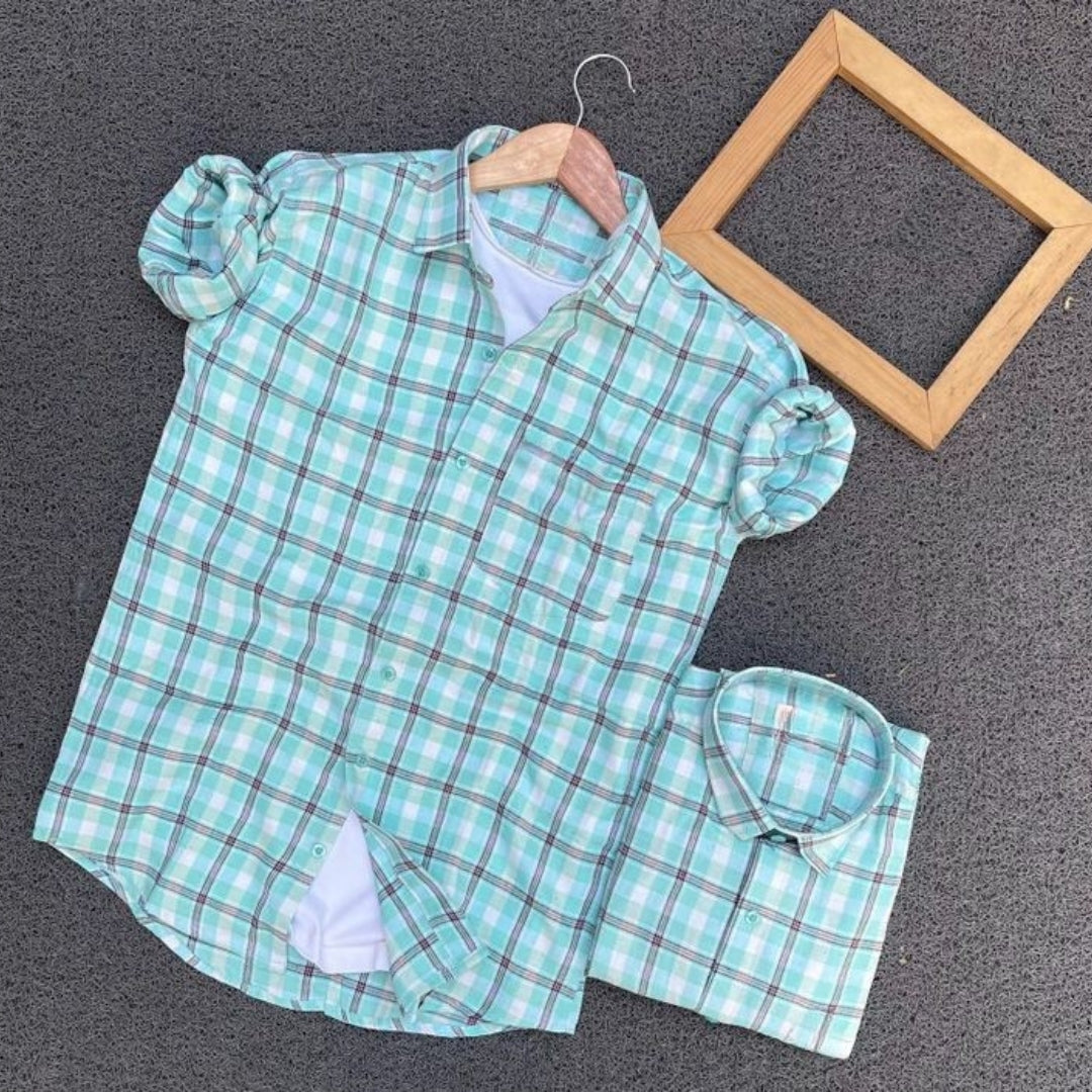 Men's Premium Check Shirt High Quality Combo Pack of 2