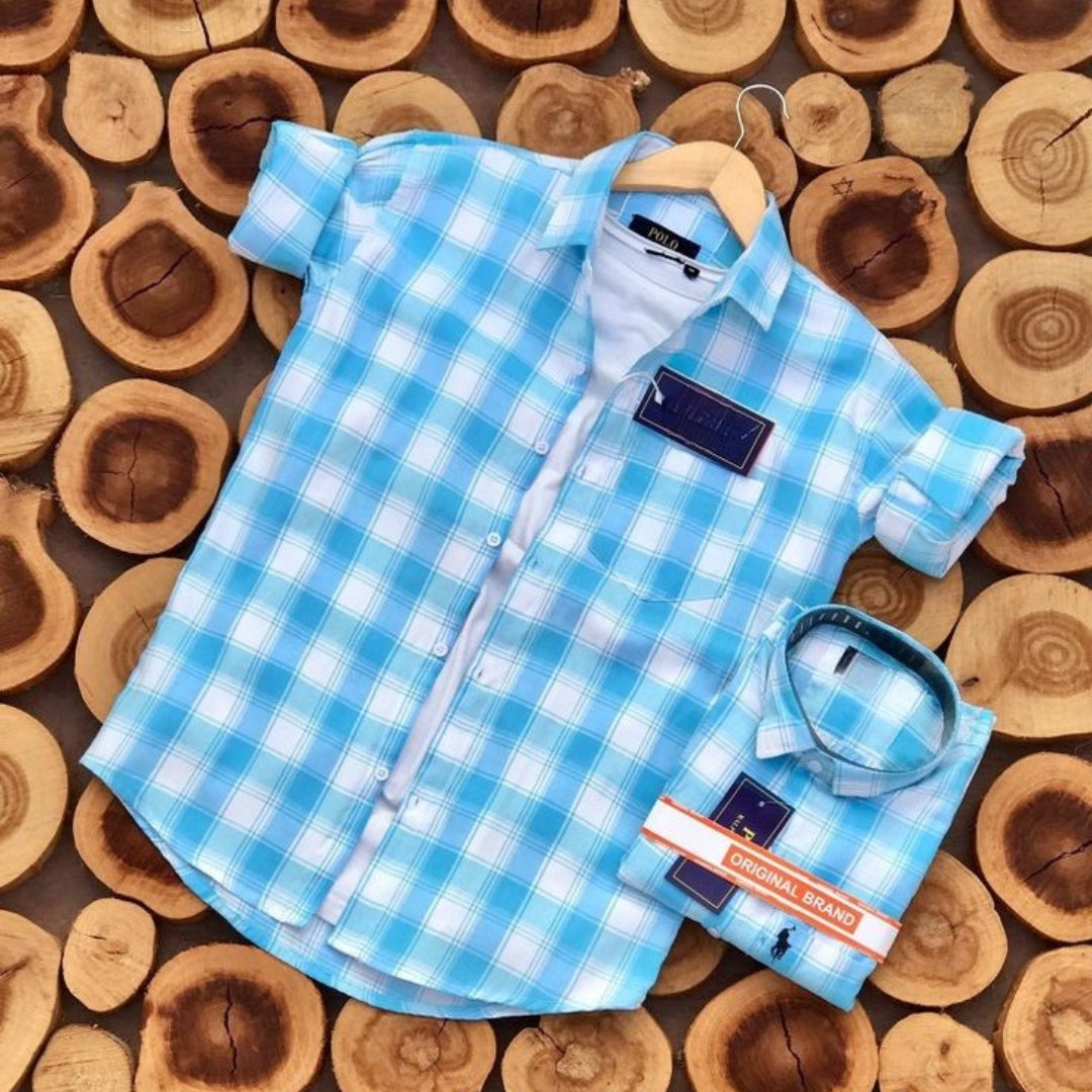 Men's Premium Check Shirt High Quality Combo Pack of 2