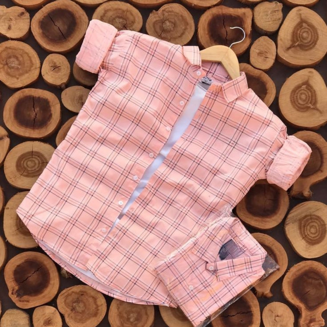 Men's Premium Check Shirt High Quality Combo Pack of 2