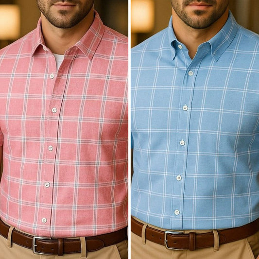 Men's Premium Shirt High Quality Combo Pack of 2