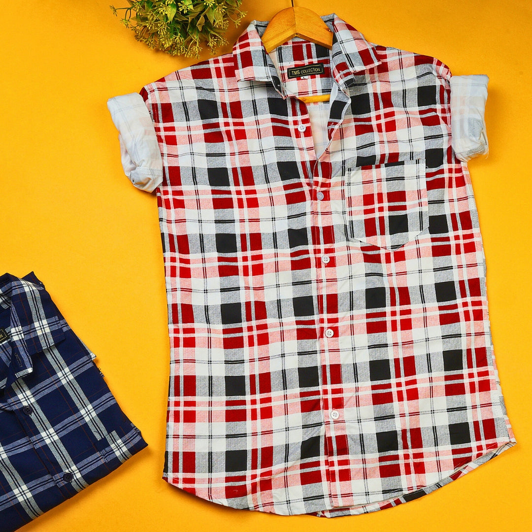 Men Classy Check Shirts Combo Pack of 2 (Assured Quality)