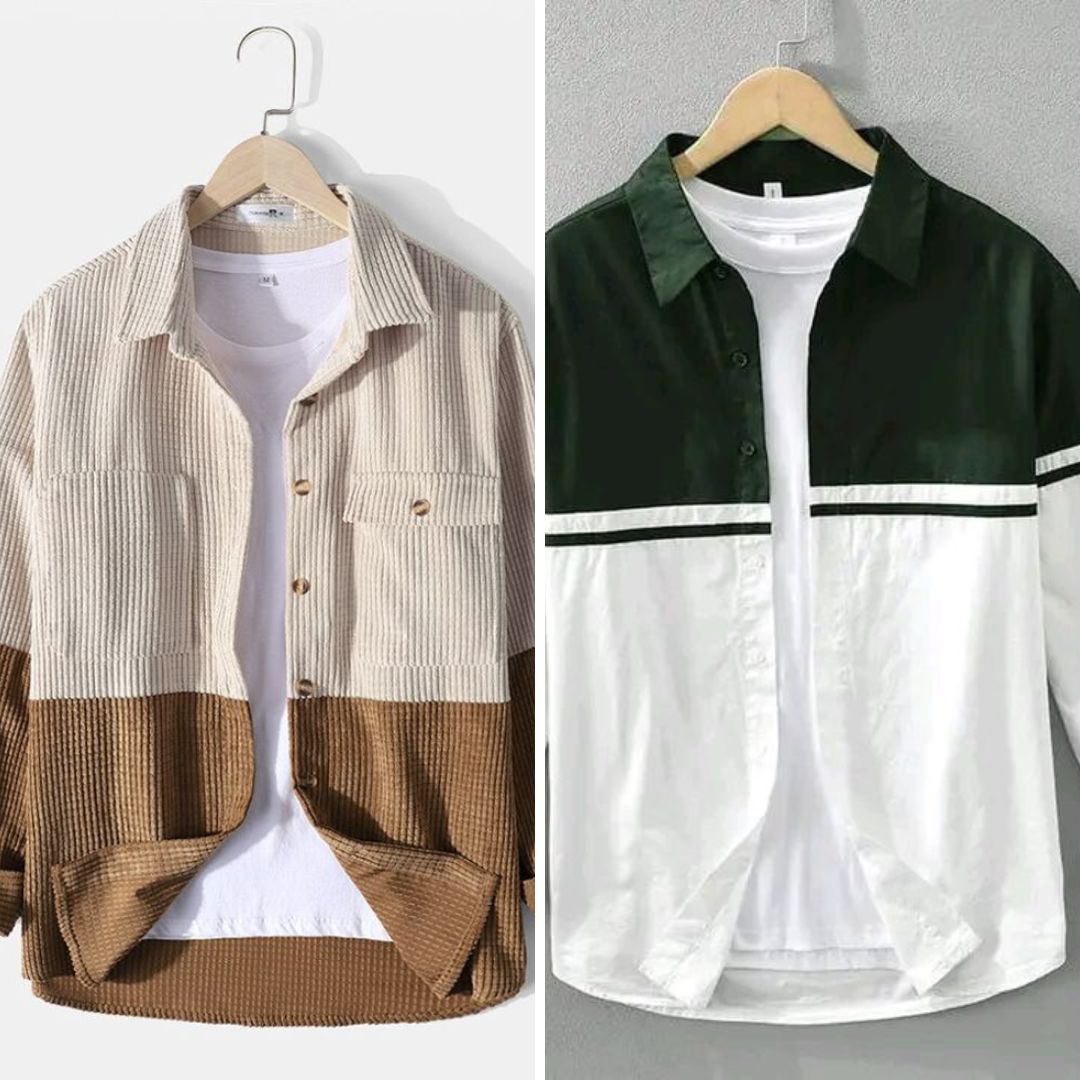 Men's Premium Shirt High Quality Combo Pack of 2