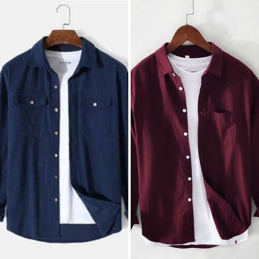 Men's Premium Shirt High Quality Combo Pack of 2